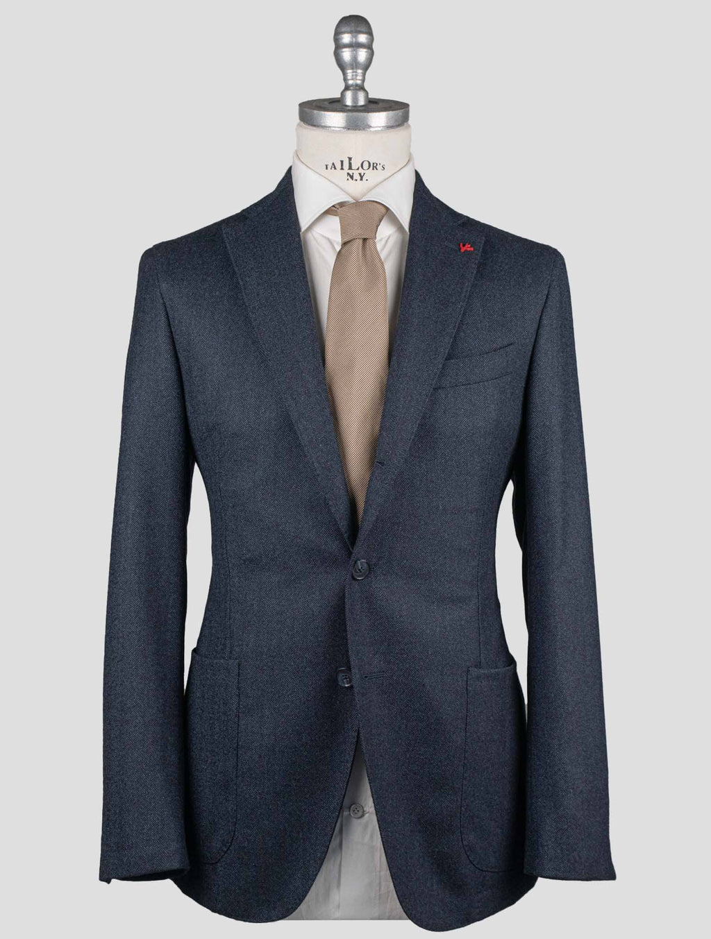 Isaia Isaia Blue Virgin Wool Blazer Blue 000