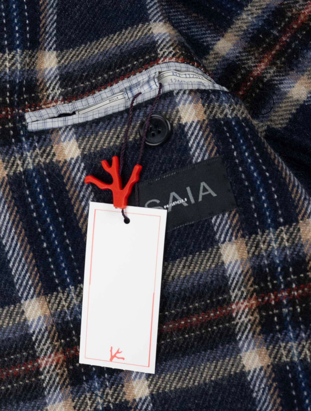 Isaia Multicolor Virgin Wool Blazer