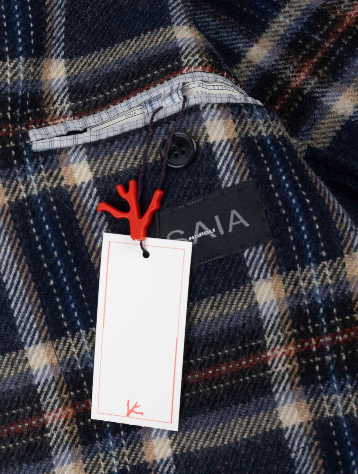 Isaia Multicolor Virgin Wool Blazer