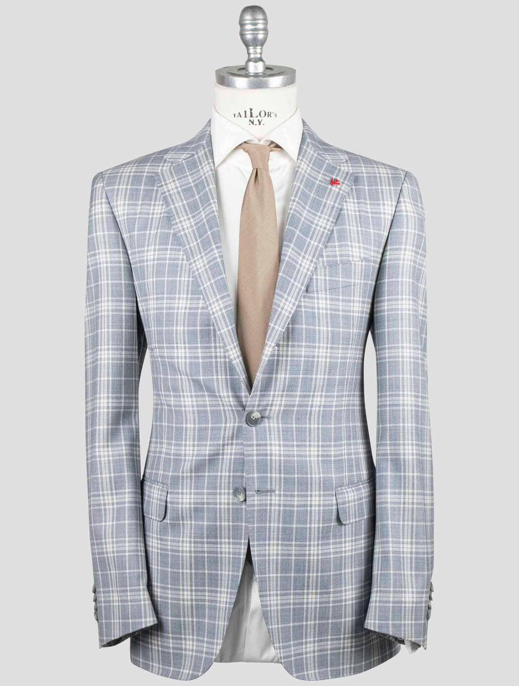 Isaia Isaia Gray Virgin Wool Blazer Gray 000
