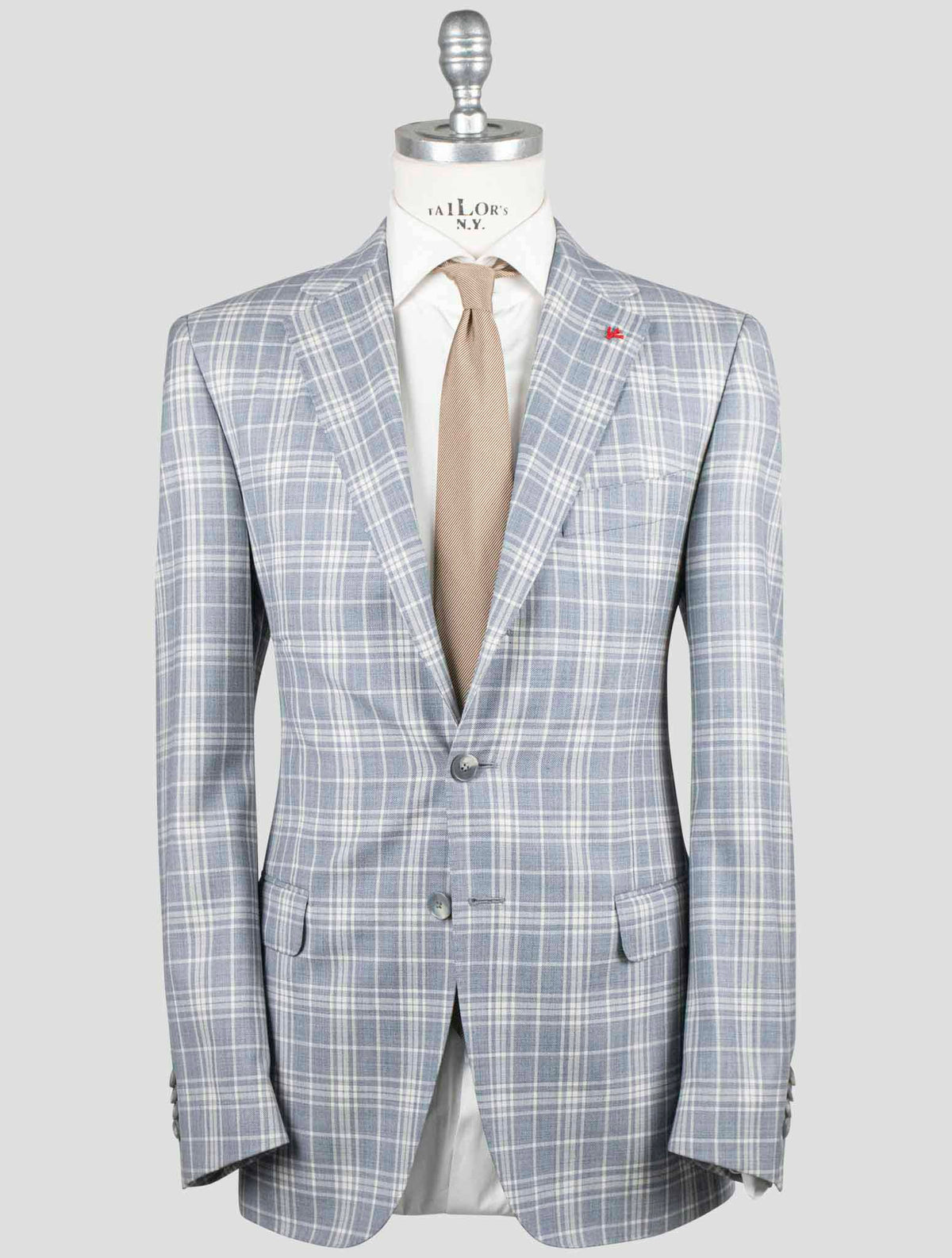 Isaia Isaia Gray Virgin Wool Blazer Gray 000