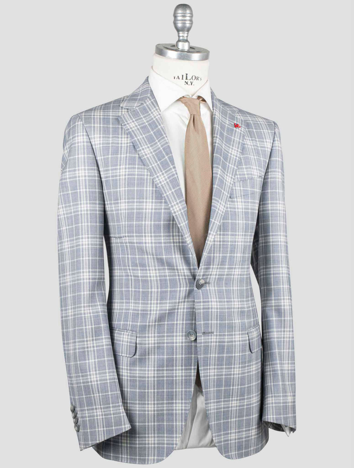 Isaia Isaia Gray Virgin Wool Blazer Gray 001