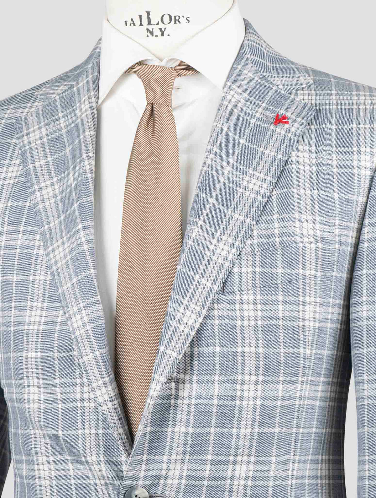 Isaia Gray Virgin Wool Blazer