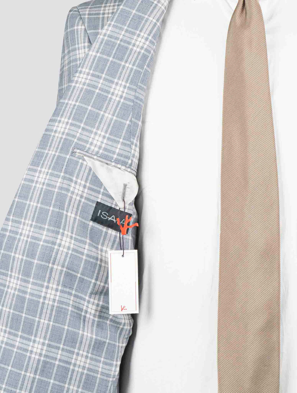 Isaia Gray Virgin Wool Blazer