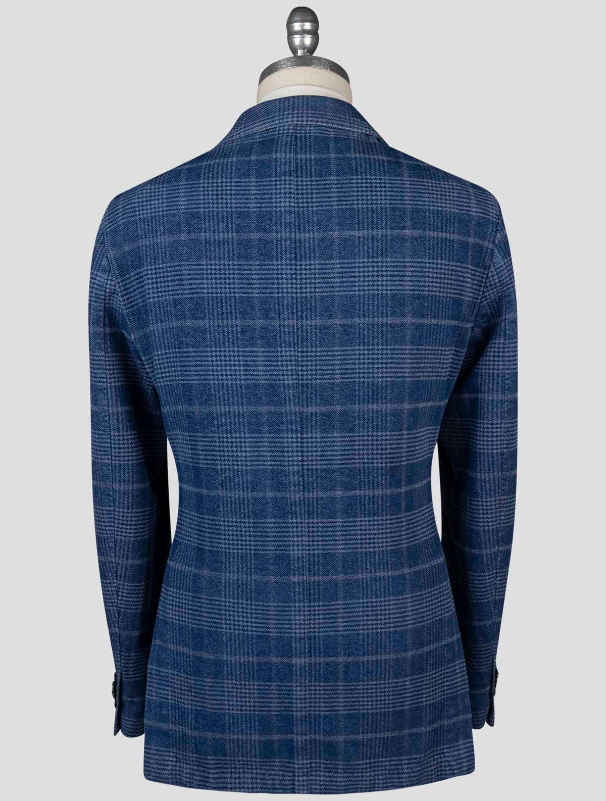 Isaia Blue Cotton Ea Blazer