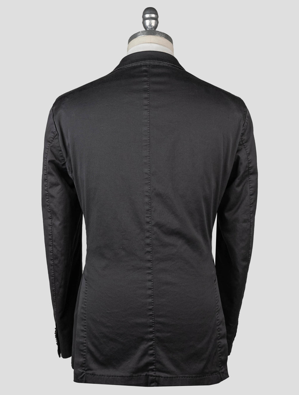 Isaia Gray Cotton Ea Blazer