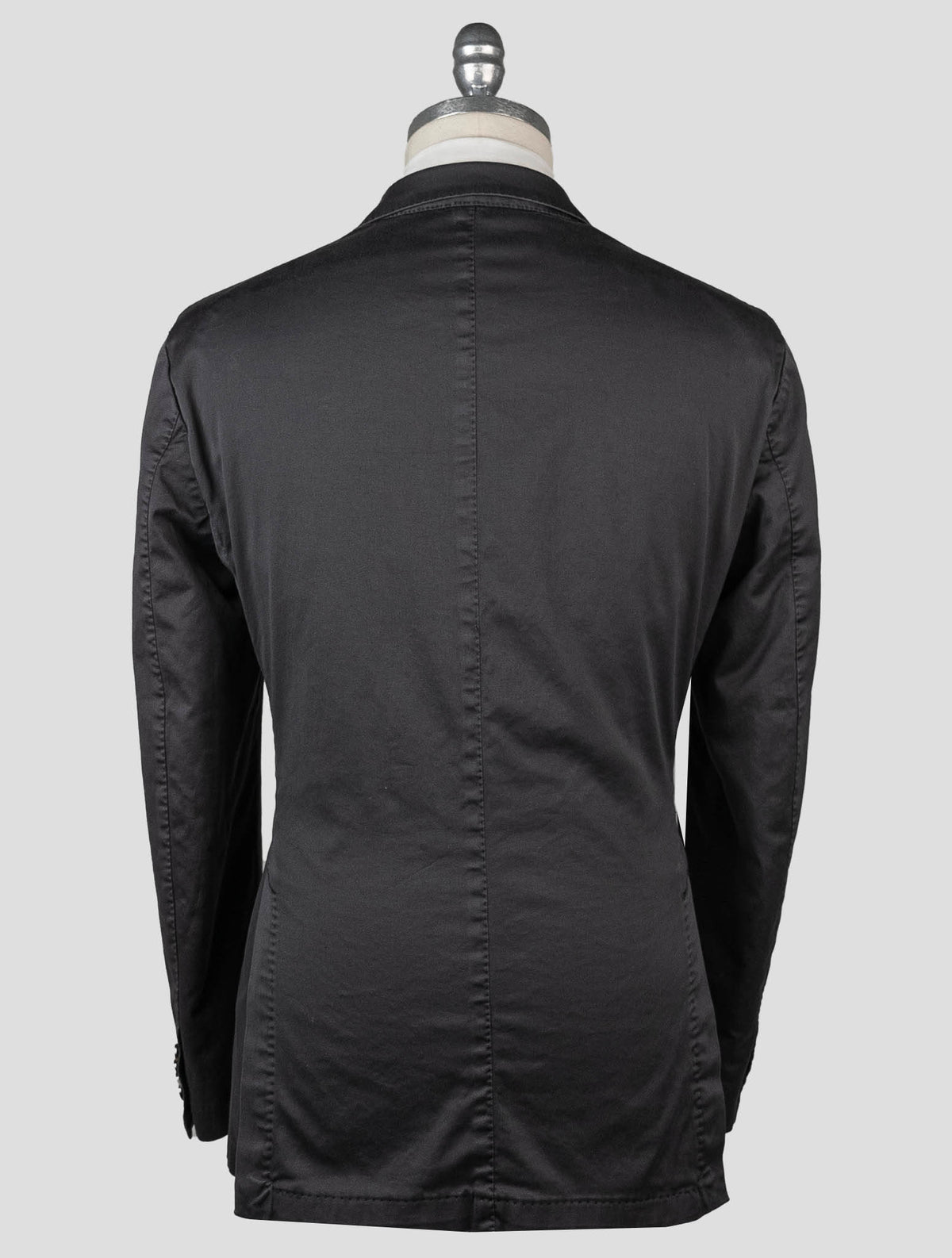 Isaia Gray Cotton Ea Blazer