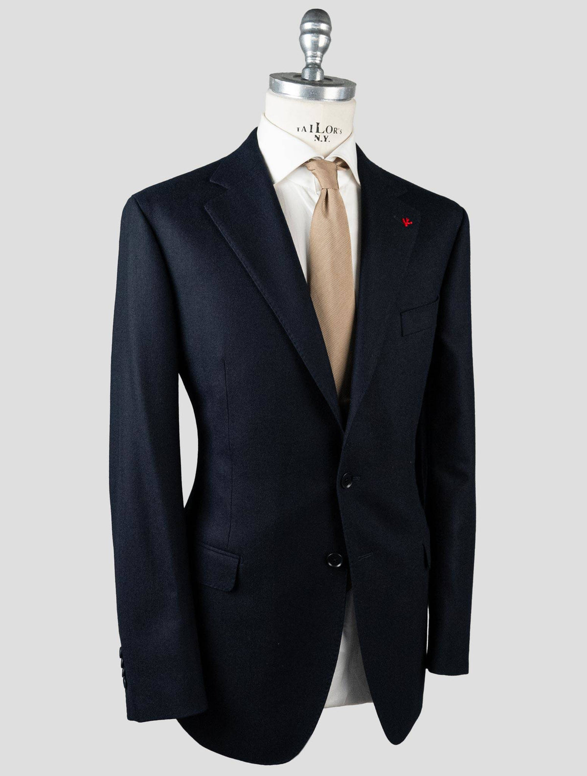 Isaia Isaia Blue Virgin Wool Blazer Blue 001