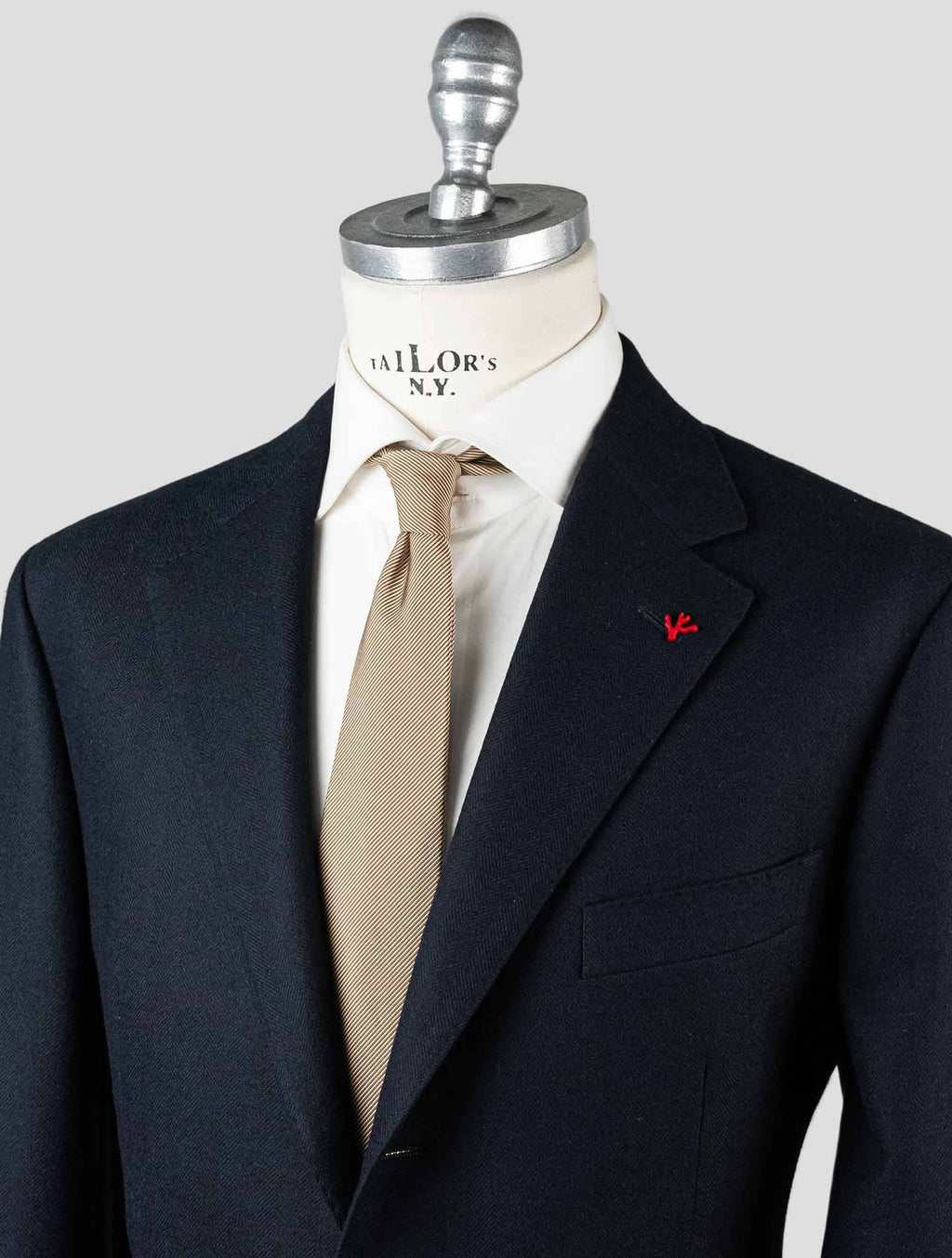 Isaia Blue Virgin Wool Blazer