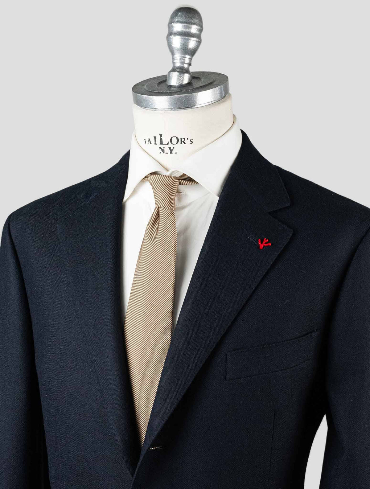 Isaia Blue Virgin Wool Blazer