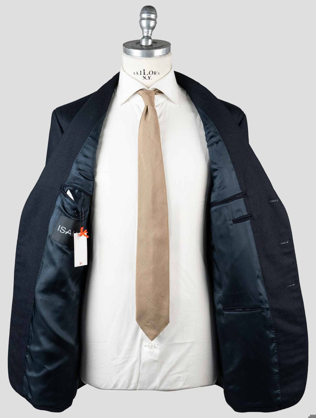Isaia Blue Virgin Wool Blazer