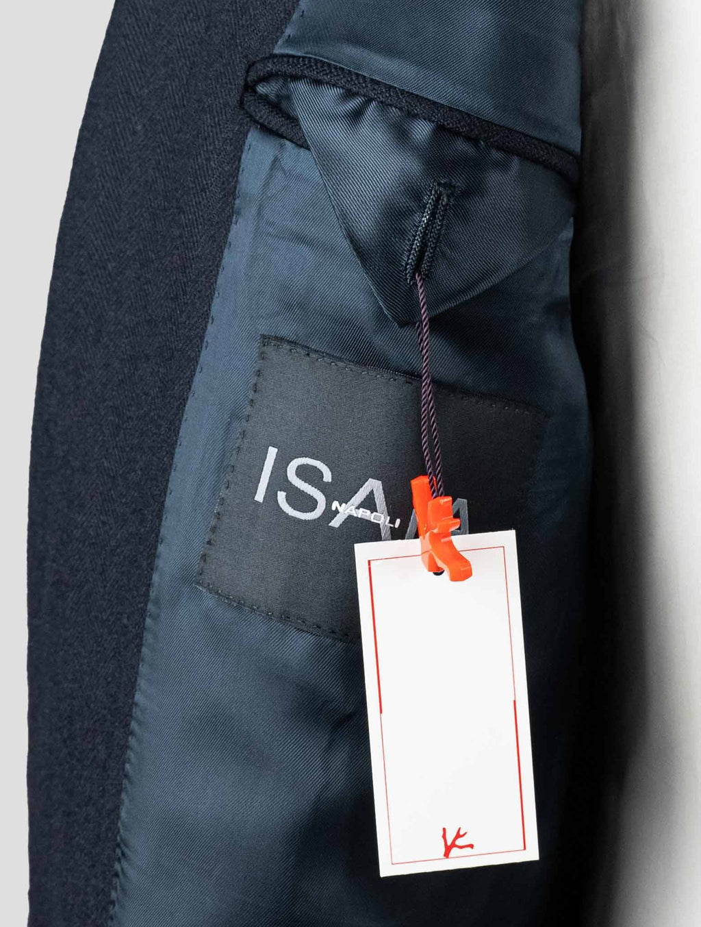 Isaia Blue Virgin Wool Blazer