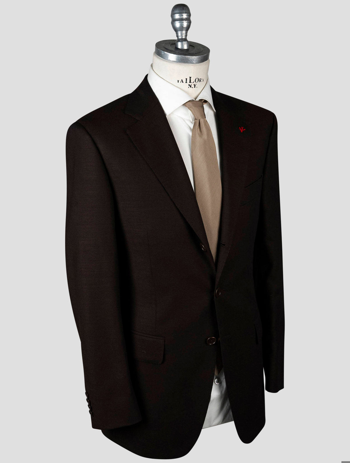 Isaia Isaia Brown Wool Blazer Brown 001