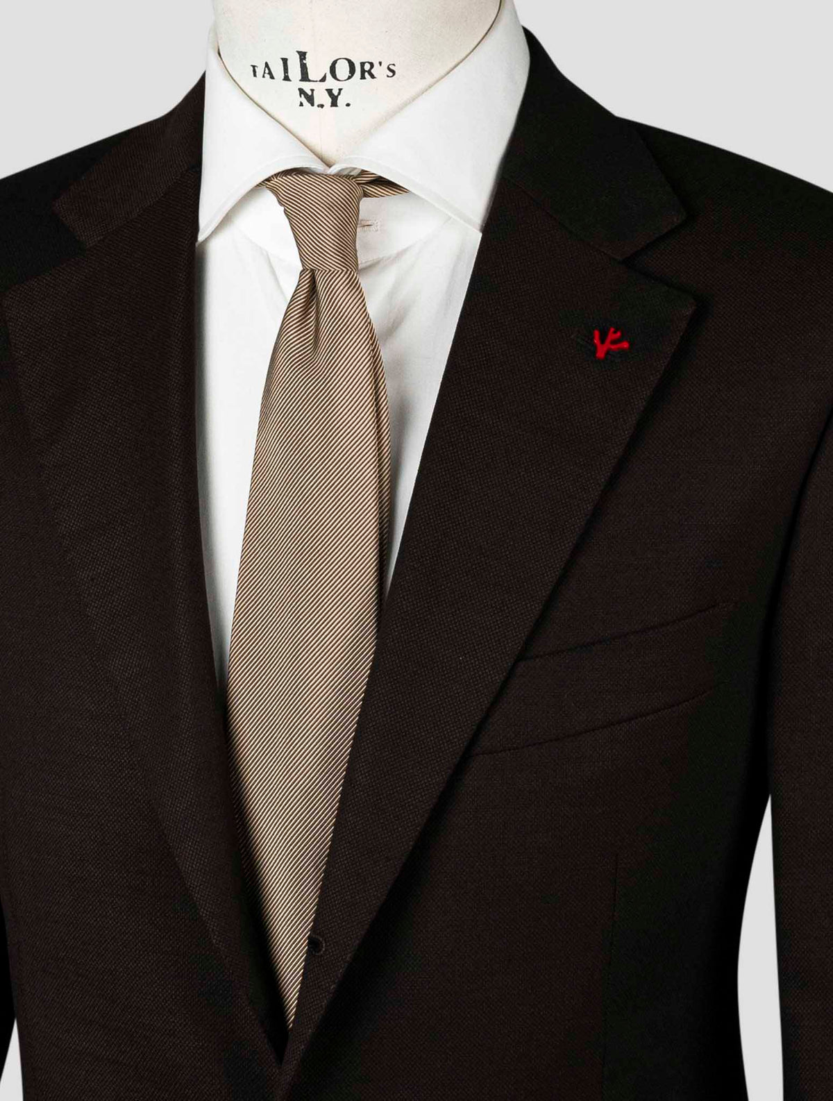 Isaia Brown Wool Blazer