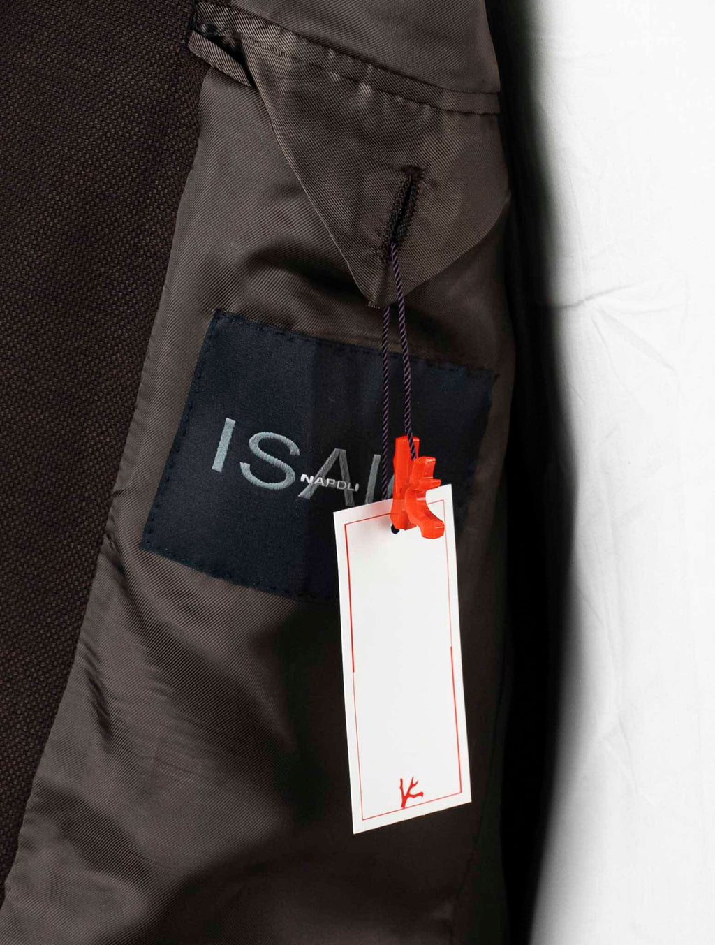 Isaia Brown Wool Blazer