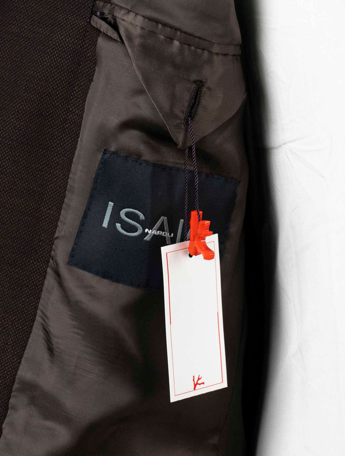 Isaia Brown Wool Blazer