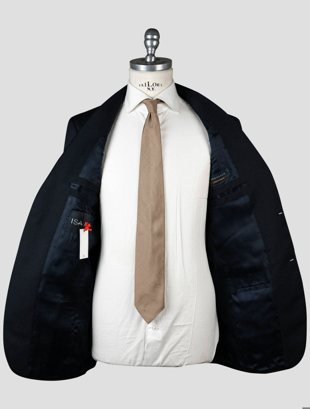 Isaia Black Wool Blazer