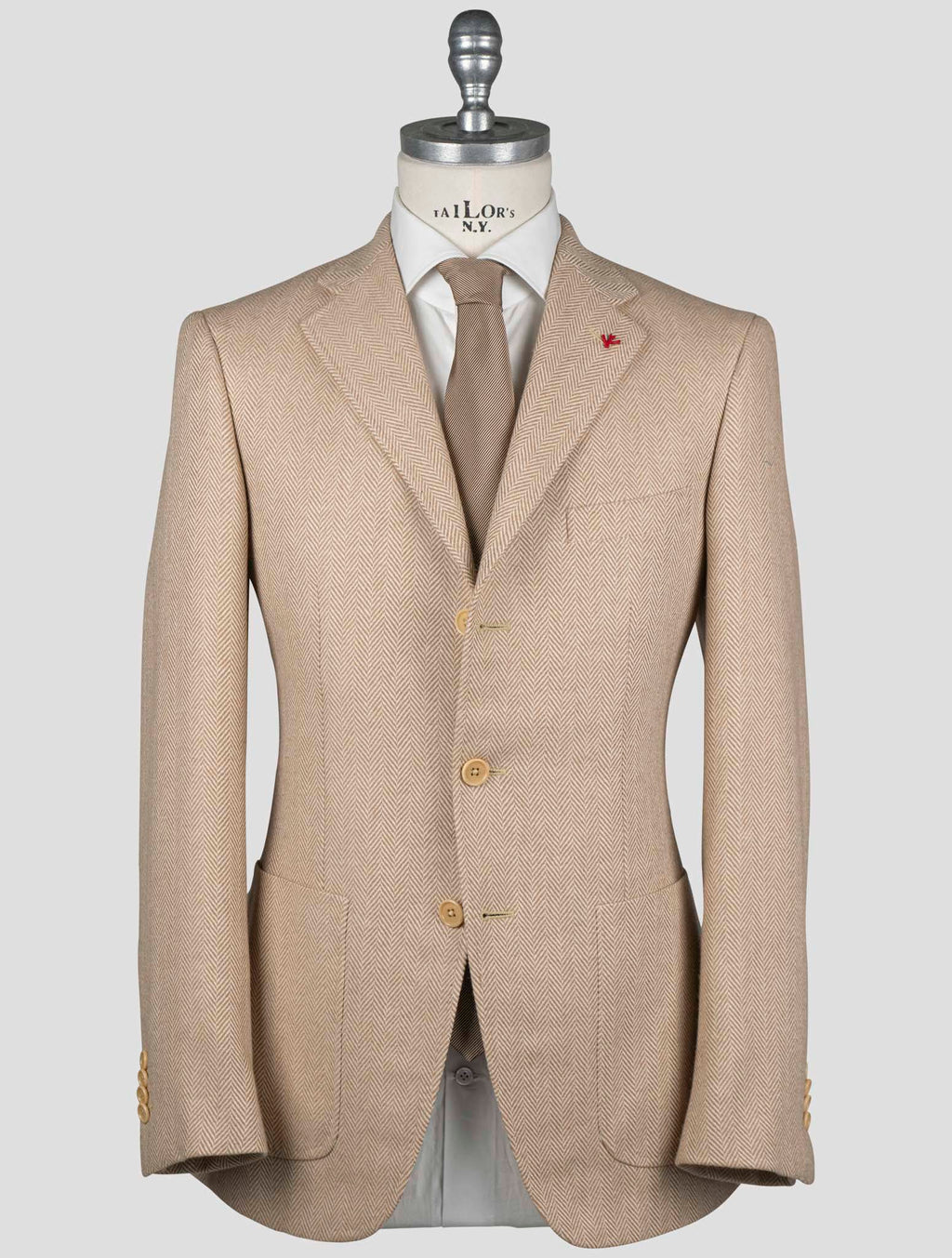 Isaia Beige Camel Blazer