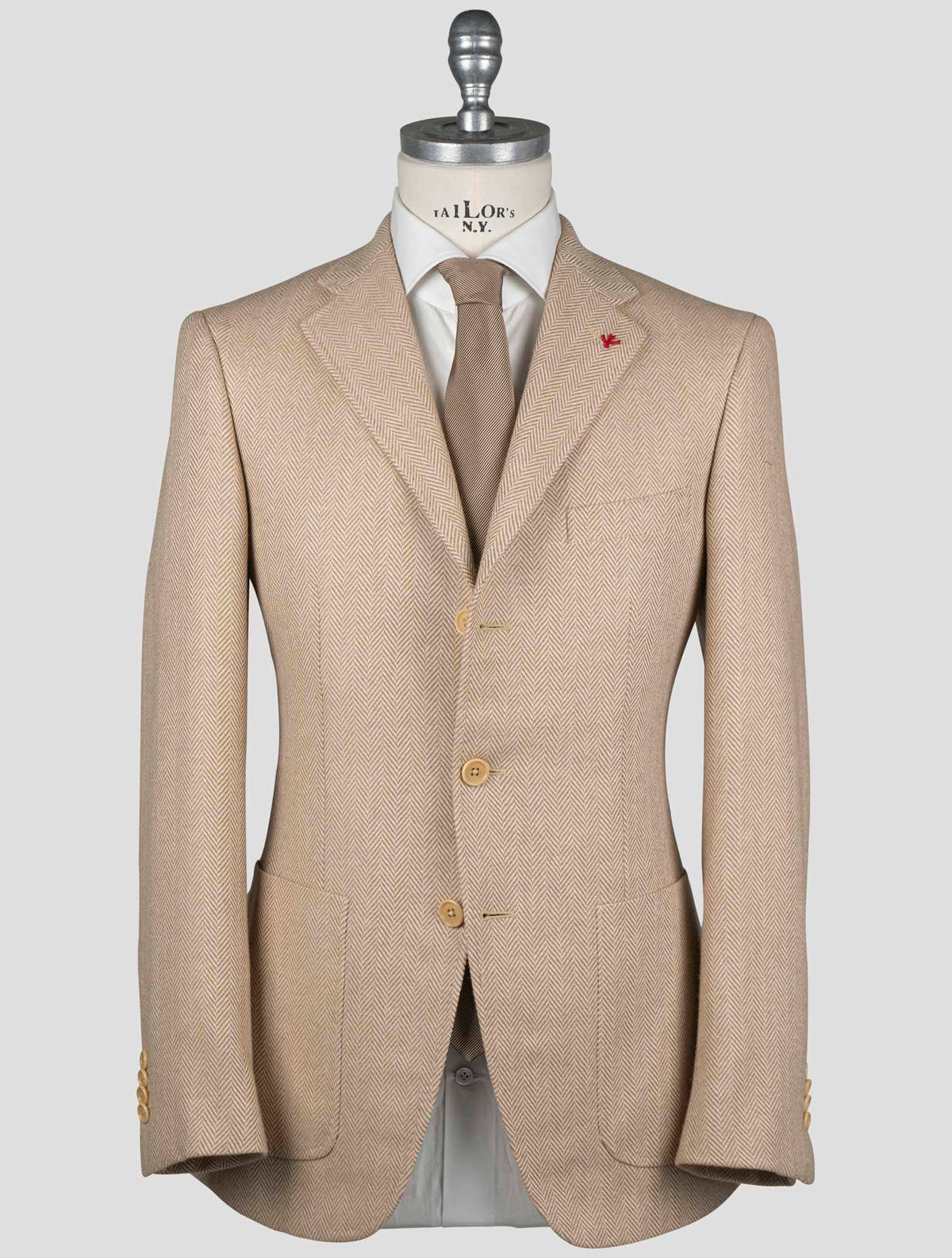 Isaia Beige Camel Blazer