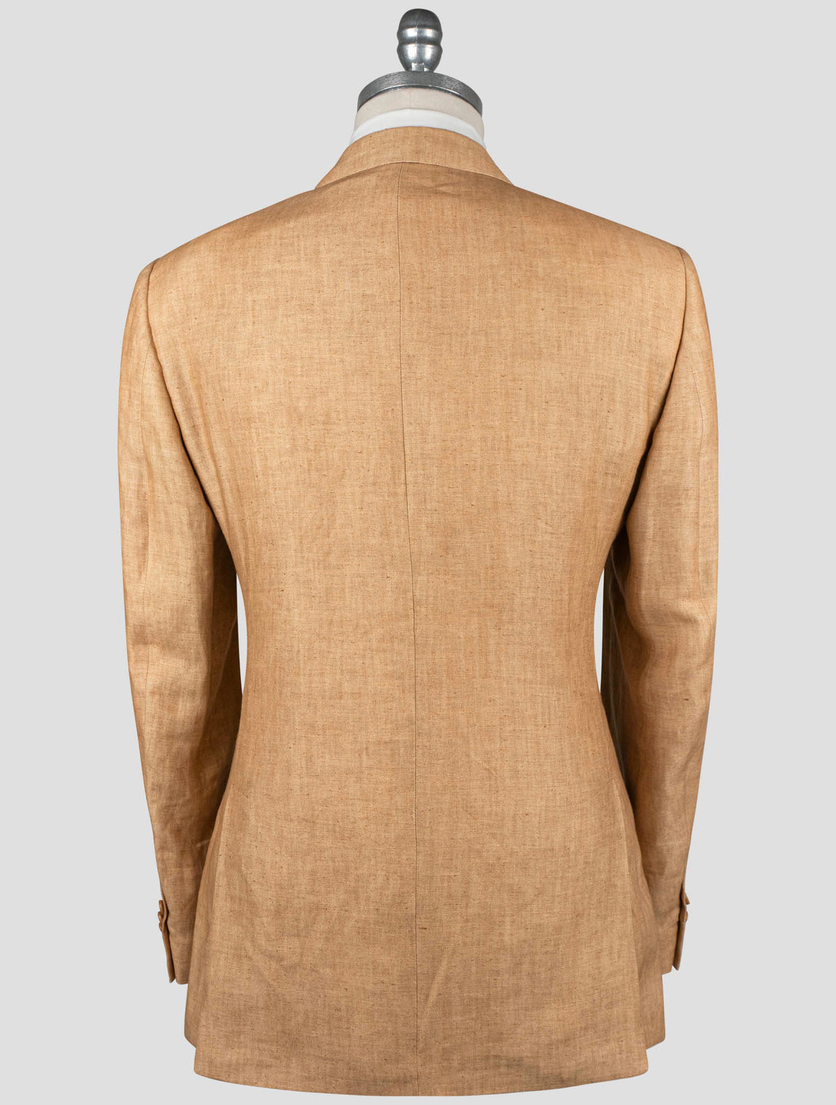 Isaia Orange Linen Blazer