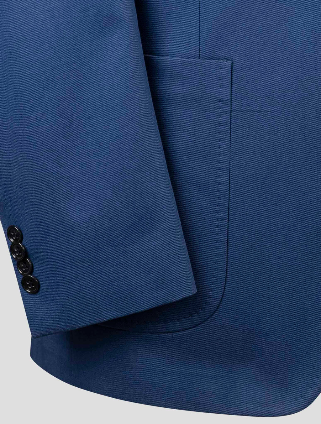 Isaia Blue Cotton Blazer