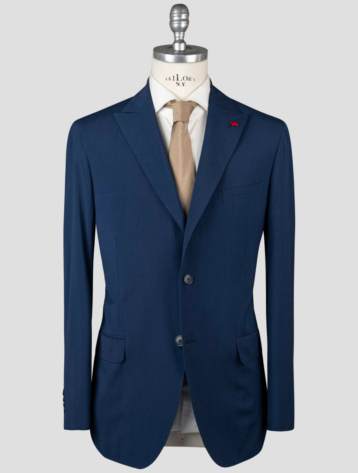 Isaia Blue Virgin Wool Blazer