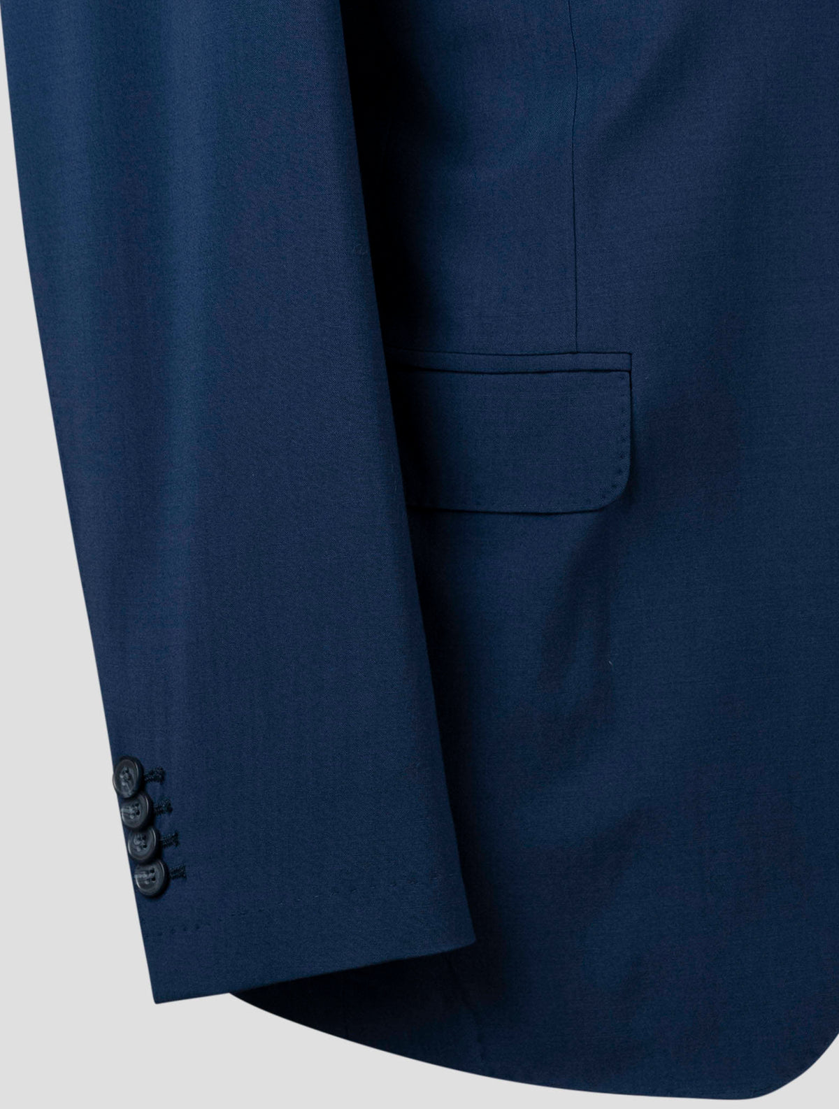 Isaia Blue Virgin Wool Blazer