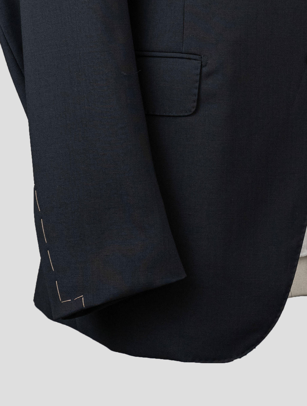 Isaia Brown Wool Linen Blazer