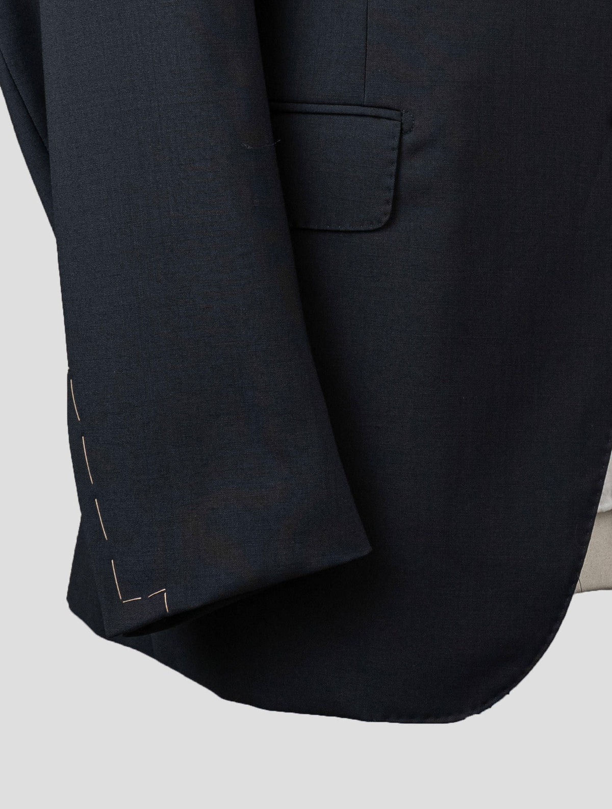 Isaia Brown Wool Linen Blazer