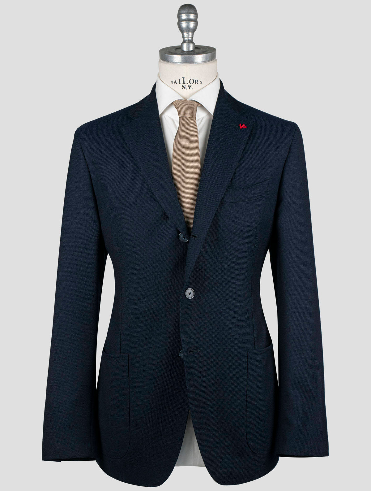 Isaia Blue Virgin Wool Blazer