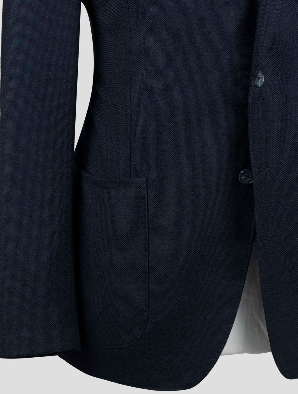Isaia Blue Virgin Wool Blazer