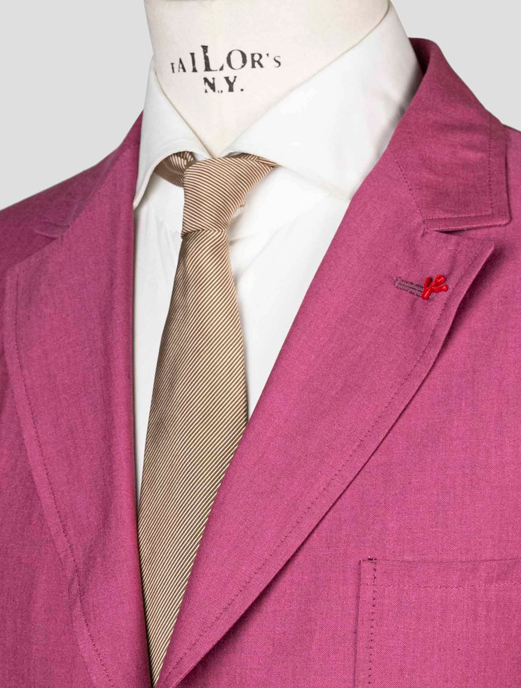 Isaia Purple Wool Blazer