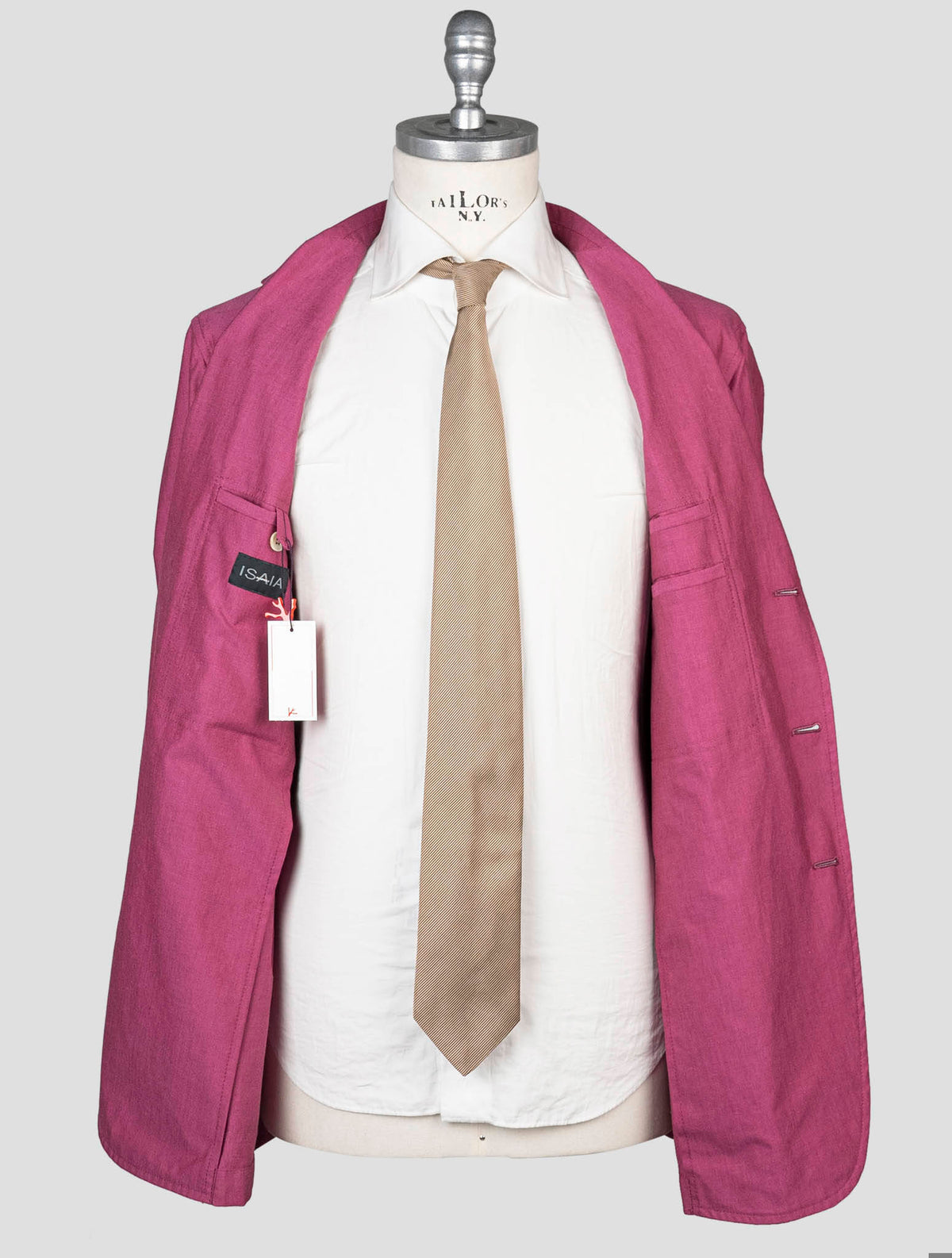 Isaia Purple Wool Blazer