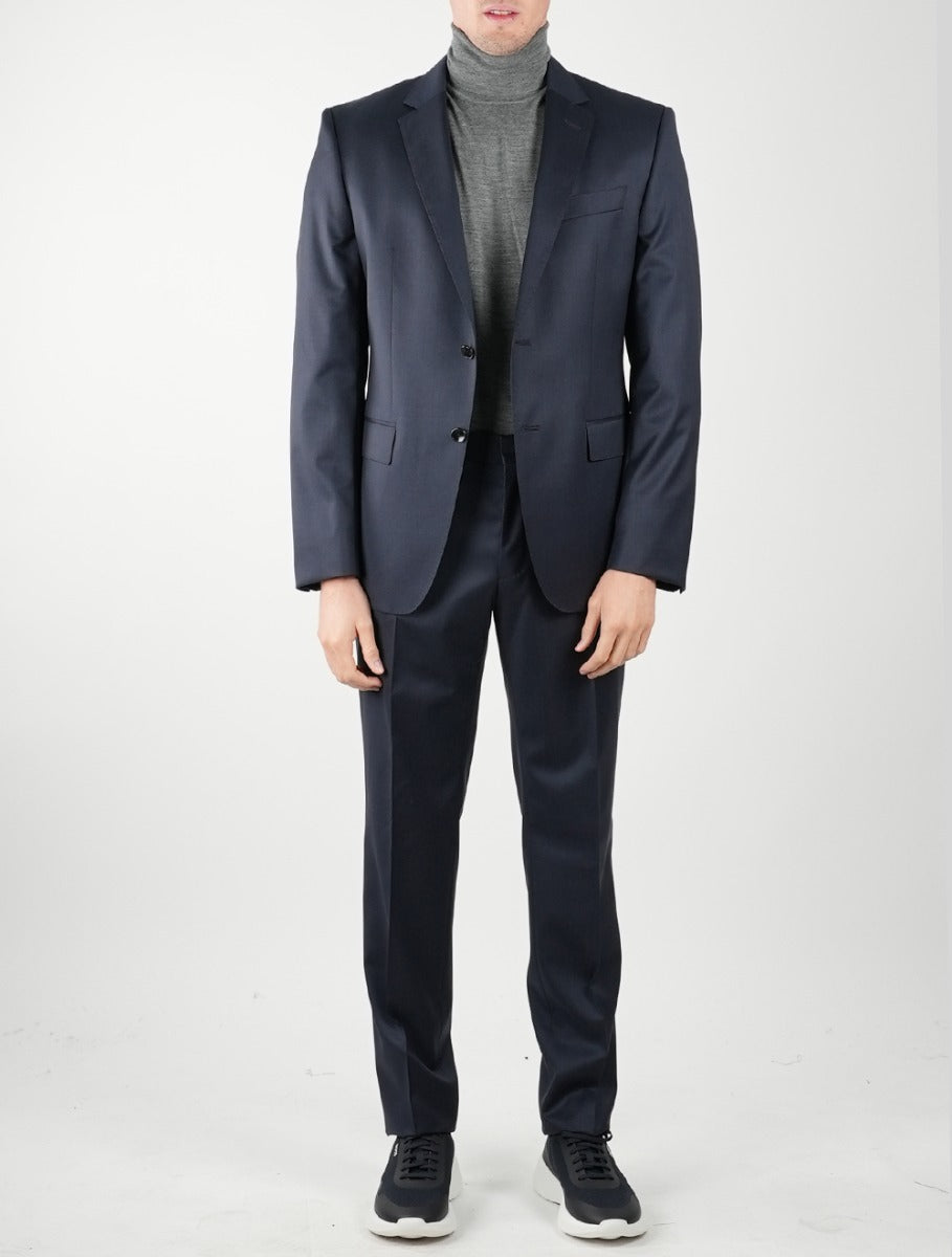 Hugo Boss Dark Blue Virgin Wool Suit
