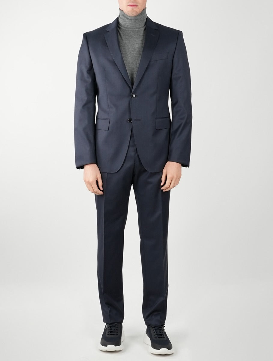 Hugo Boss Dark Blue Virgin Wool Suit