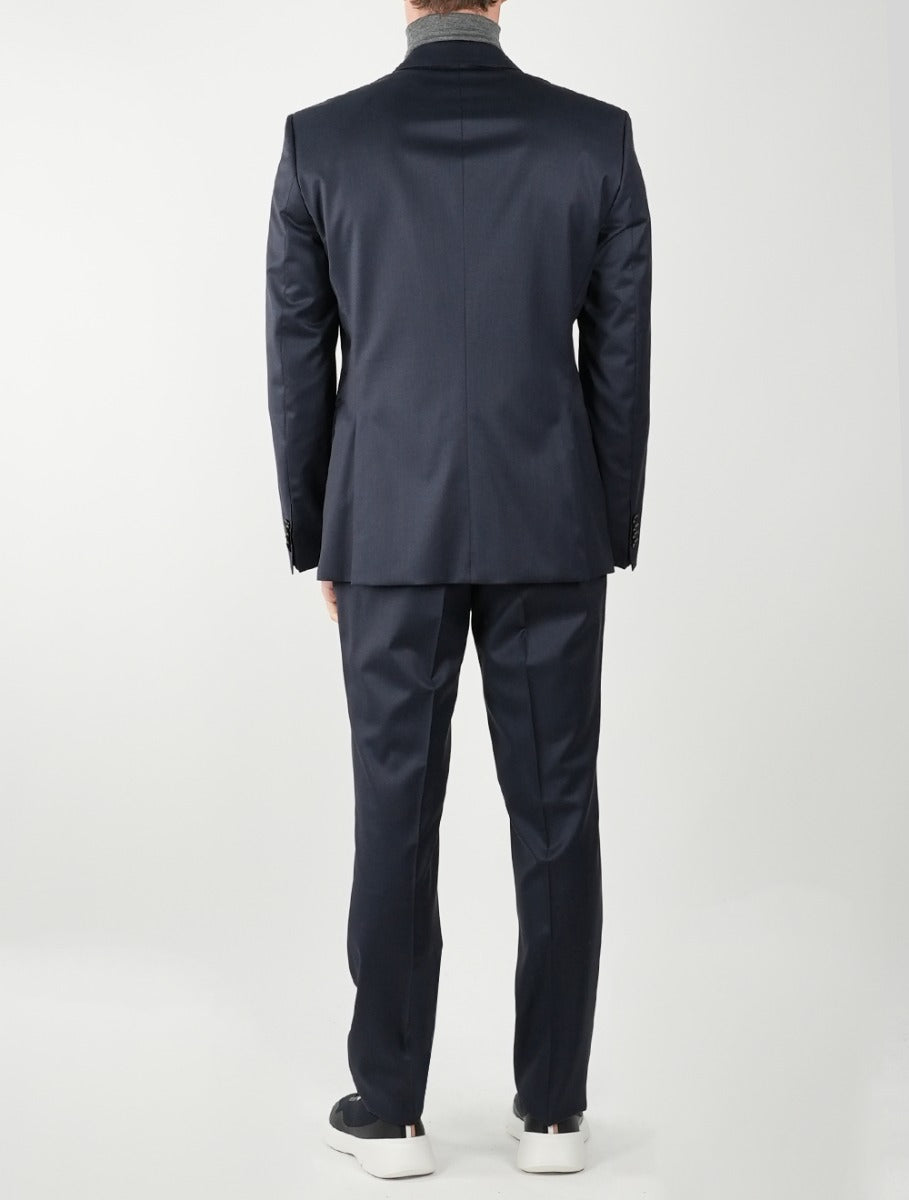 Hugo Boss Dark Blue Virgin Wool Suit