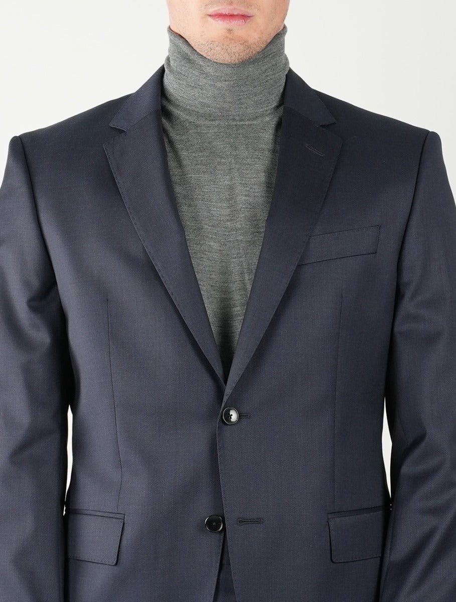 Hugo Boss Dark Blue Virgin Wool Suit