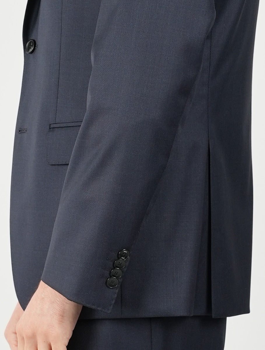 Hugo Boss Dark Blue Virgin Wool Suit