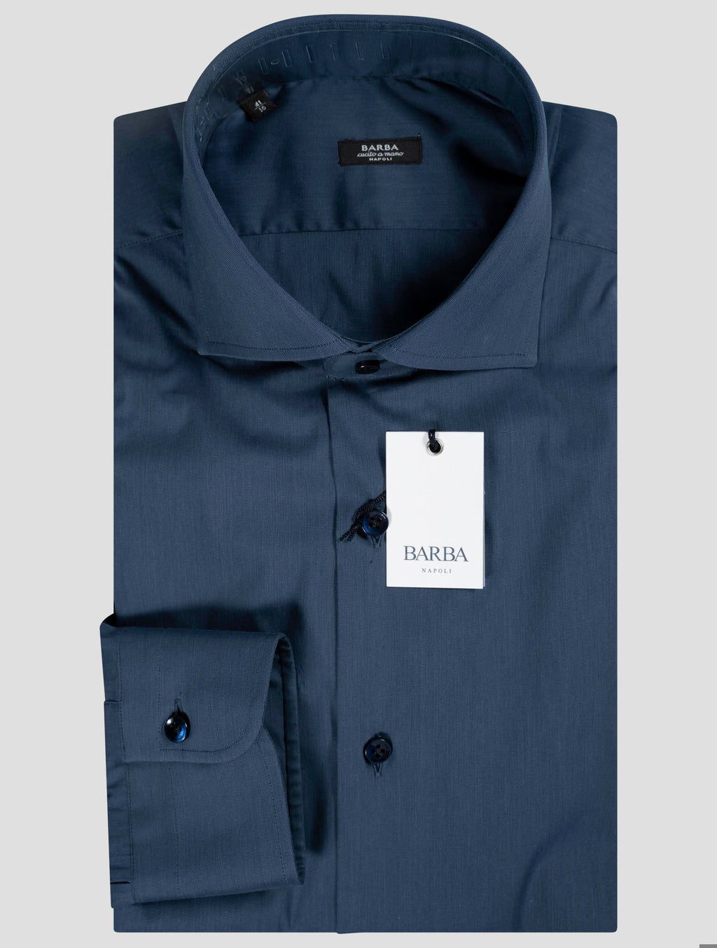 Barba Napoli Barba Napoli Blue Cotton Pa Ea Shirt Blue 000