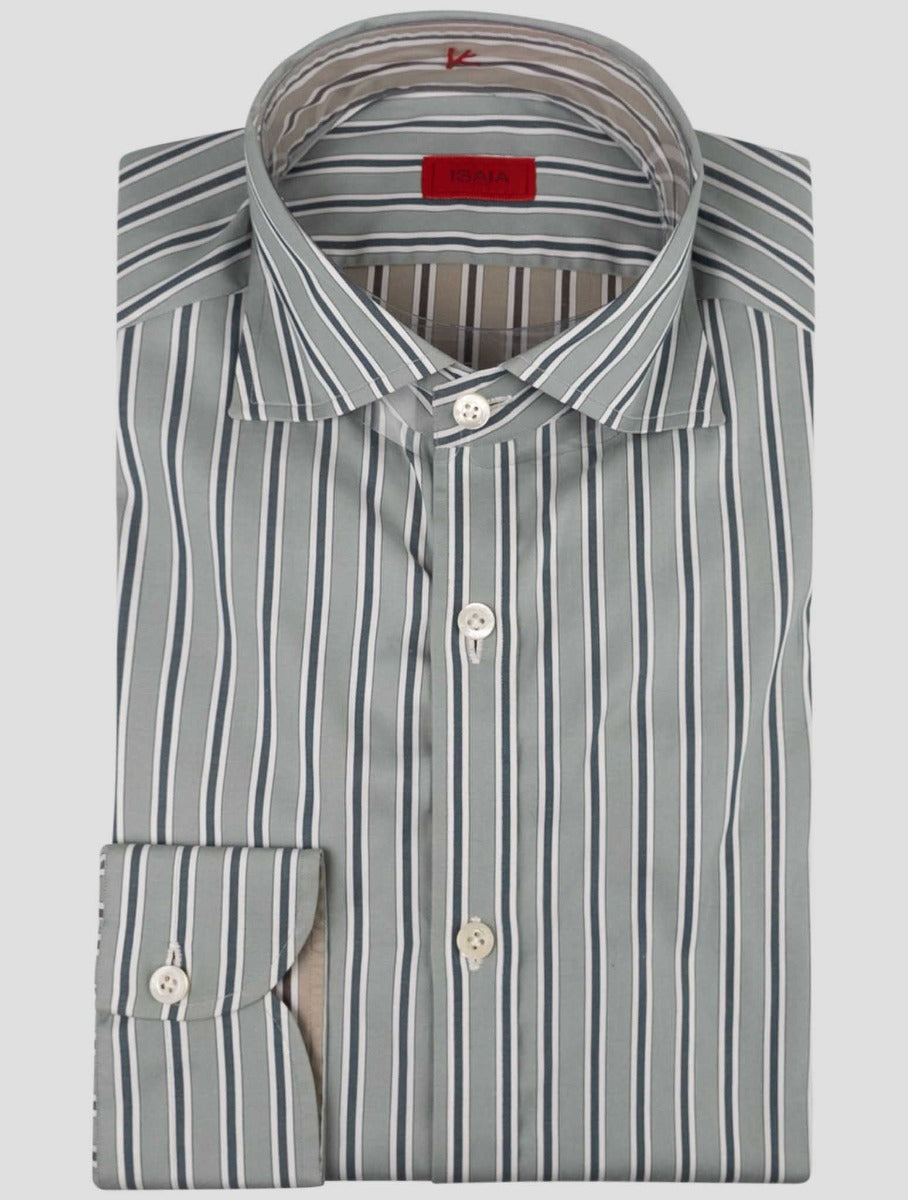 Isaia Multicolor Cotton Shirt