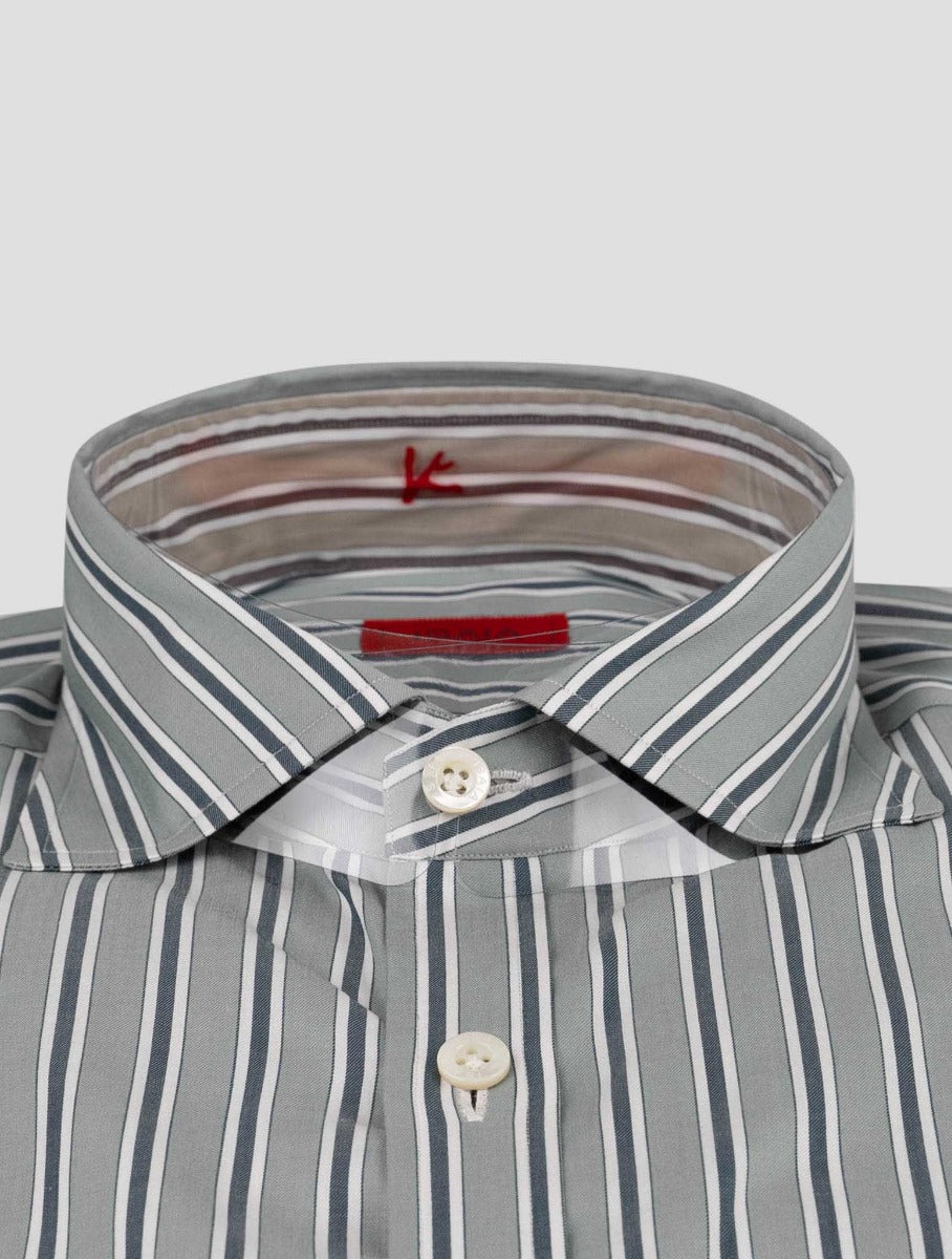Isaia Multicolor Cotton Shirt