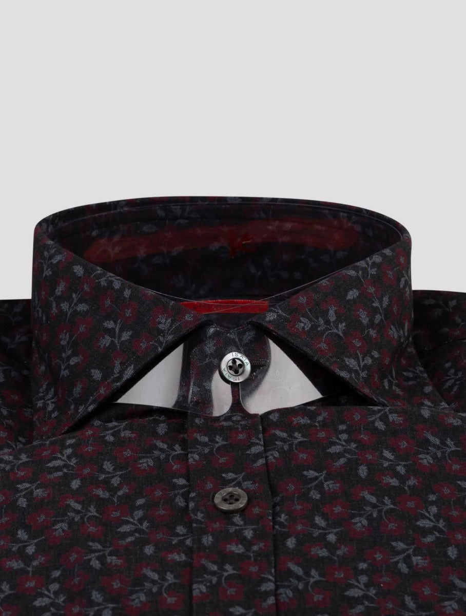 Isaia Multicolor Cotton Shirt