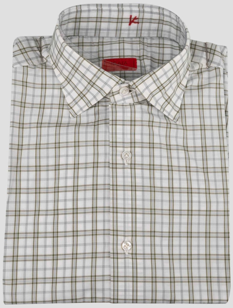 Isaia Multicolor Cotton Shirt