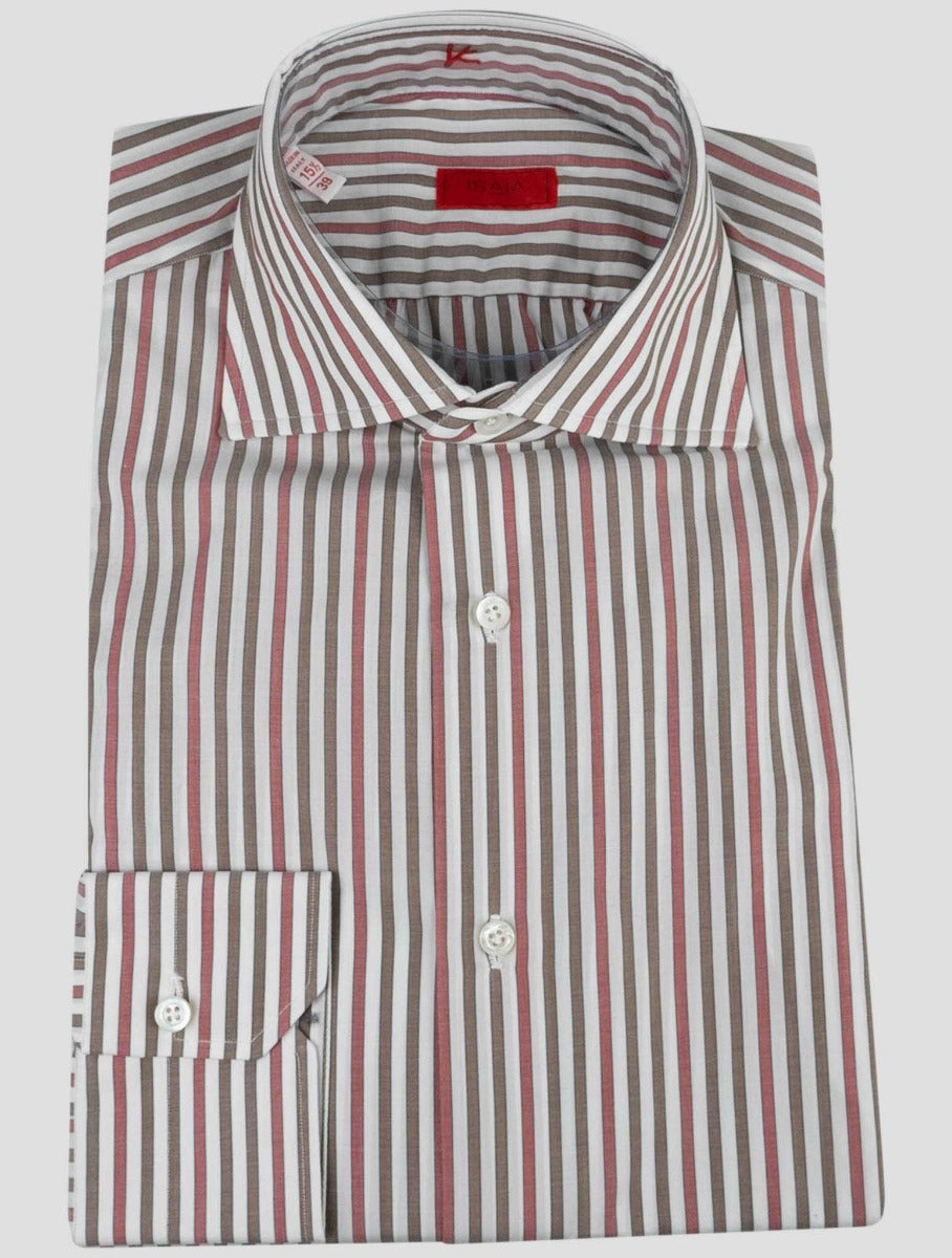 Isaia Multicolor Cotton Shirt
