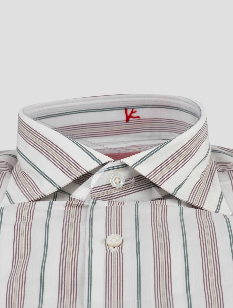 Isaia Multicolor Cotton Shirt