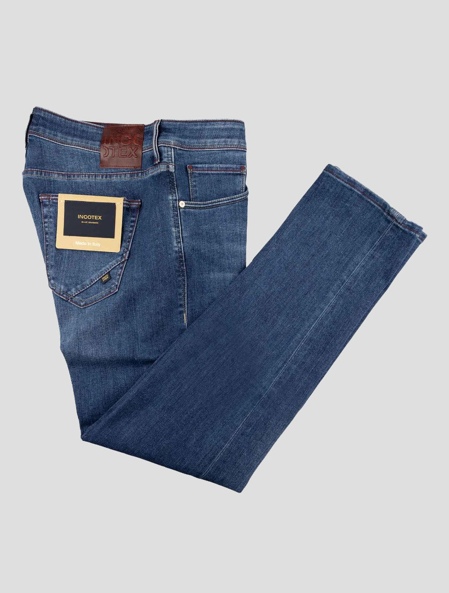 Incotex Blue Cotton Ea Jeans