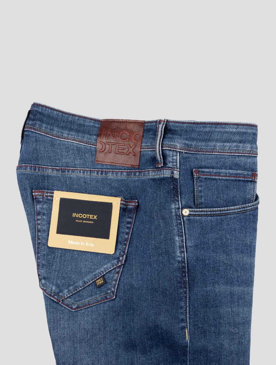 Incotex Blue Cotton Ea Jeans