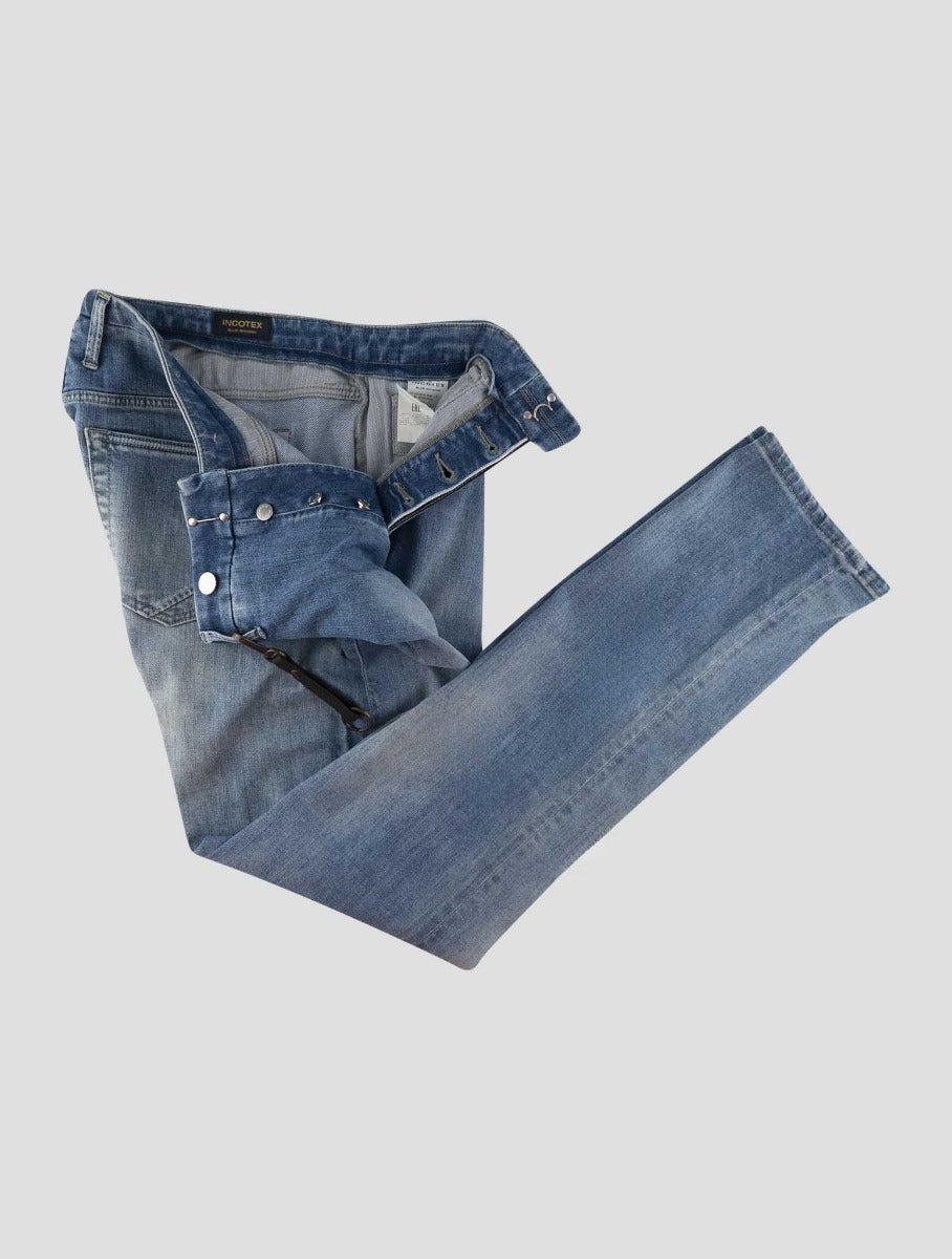 Incotex Blue Cotton Els Ea Jeans