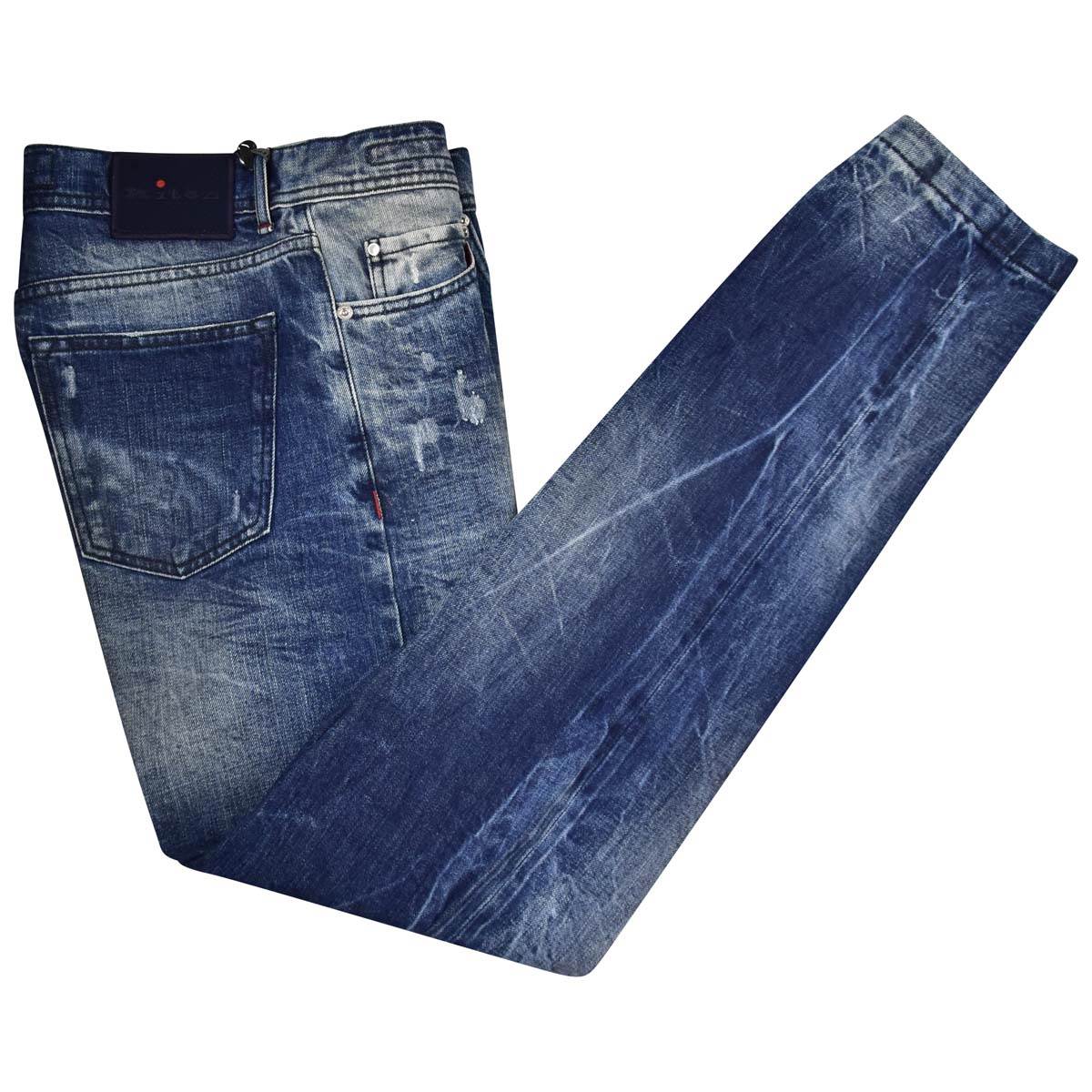 Kiton KITON Blue Cotton Ea Jeans Blue 000