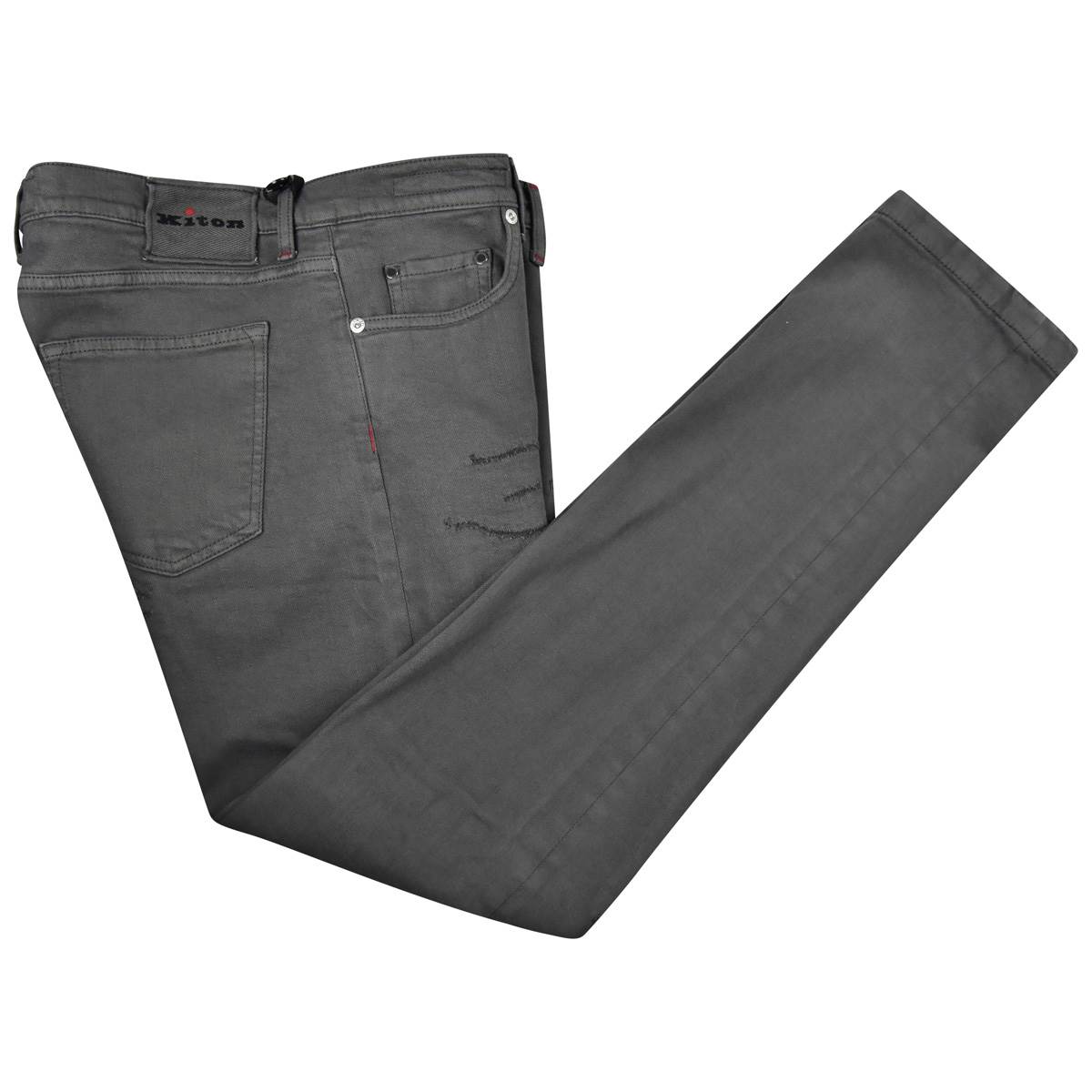 Kiton KITON Gray Cotton Ea Jeans Gray 000